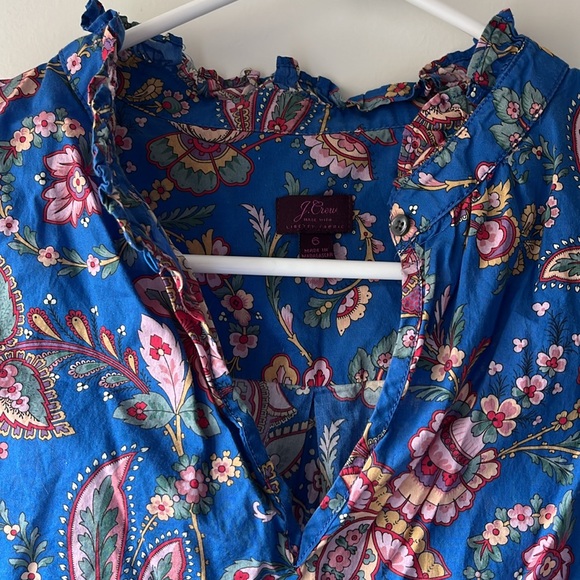 2 J Crew sleeveless cotton shirts size 6 - Picture 5 of 5